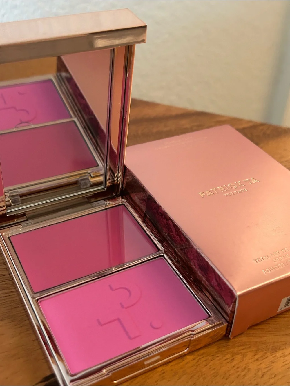 NIB★Patrick TA Major Headlines Double - Take Crème & Powder Blush Duo